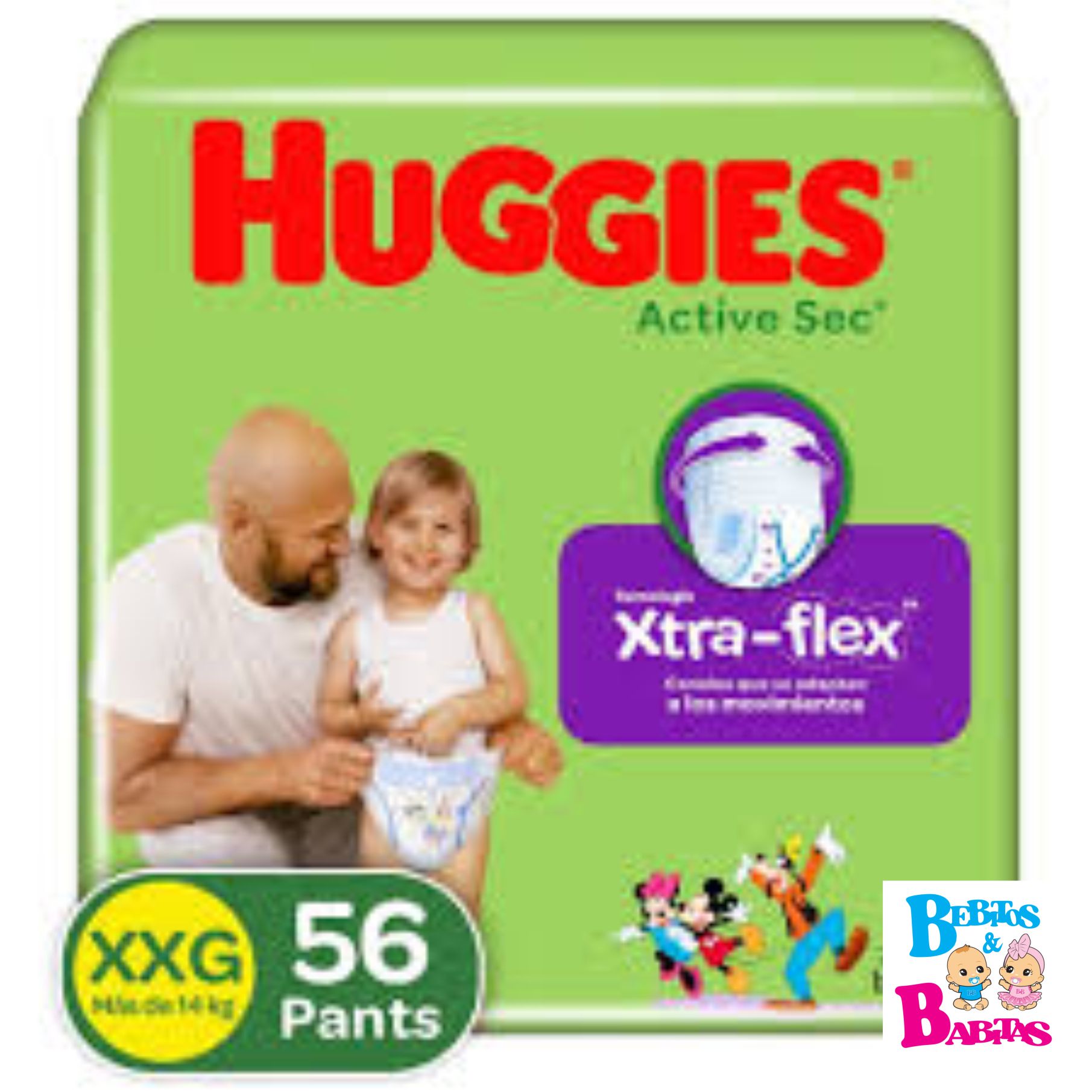 PAÑAL HUGGIES ACT PANTS 5/XXG x56 unds